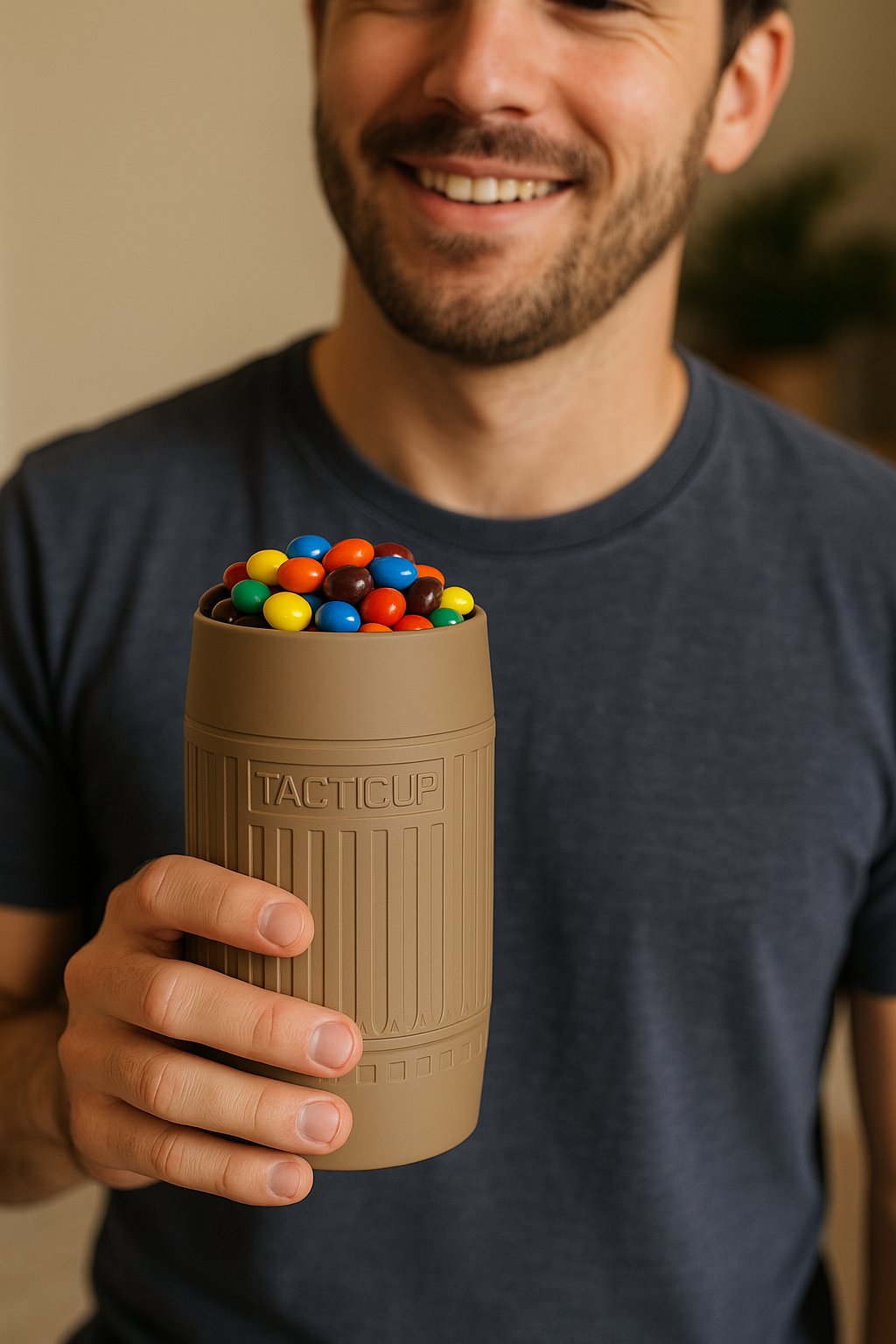 Desert Tan - Tactical Snack Cup 34oz